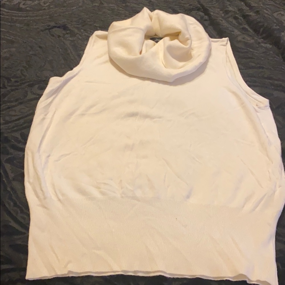 Cowl neck knit top